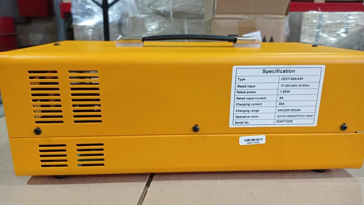 Зарядное устройство для штабелёров CDDK15-III 24V/40A (charger 40A 35206000026) — фото 3