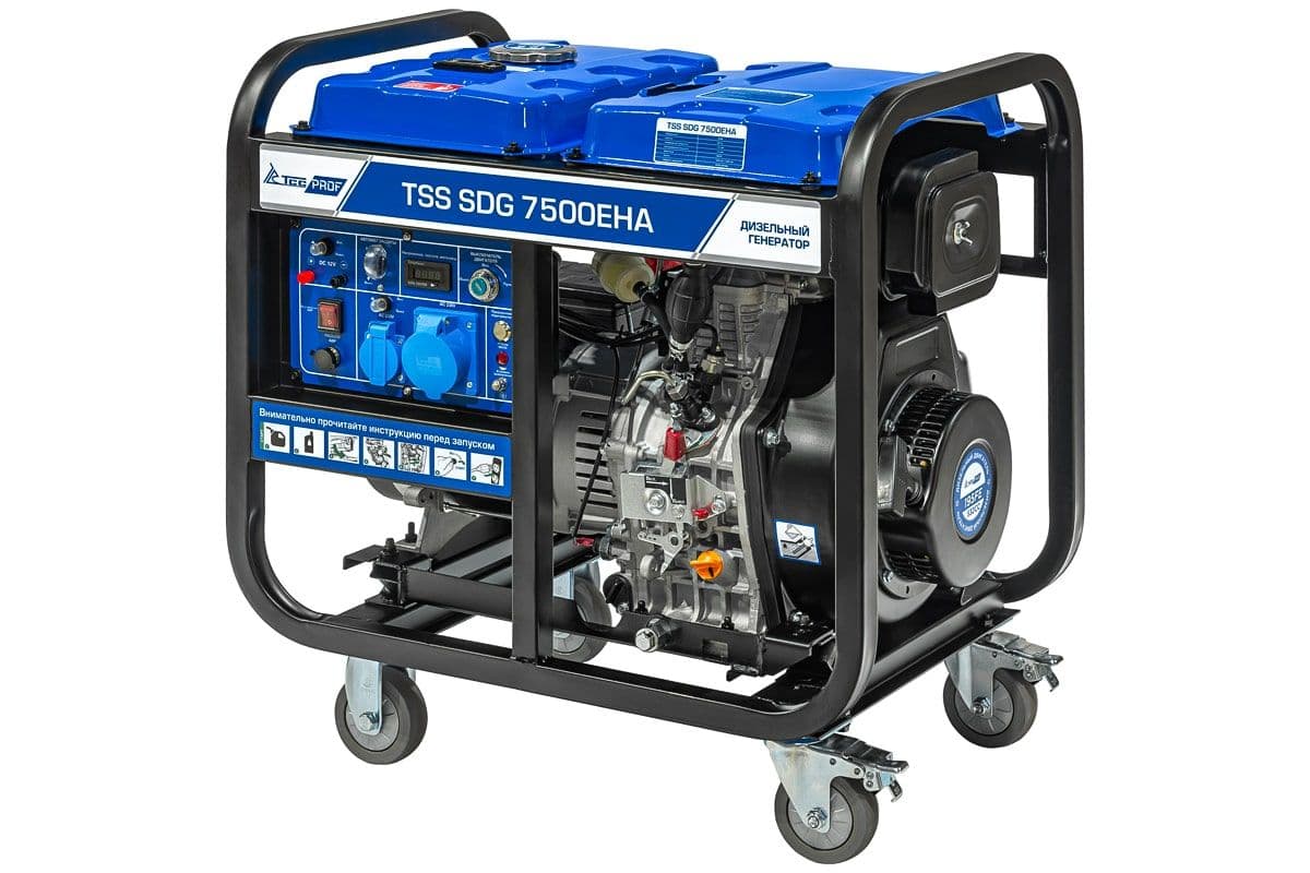 Дизель генератор TSS SDG 7500EHA