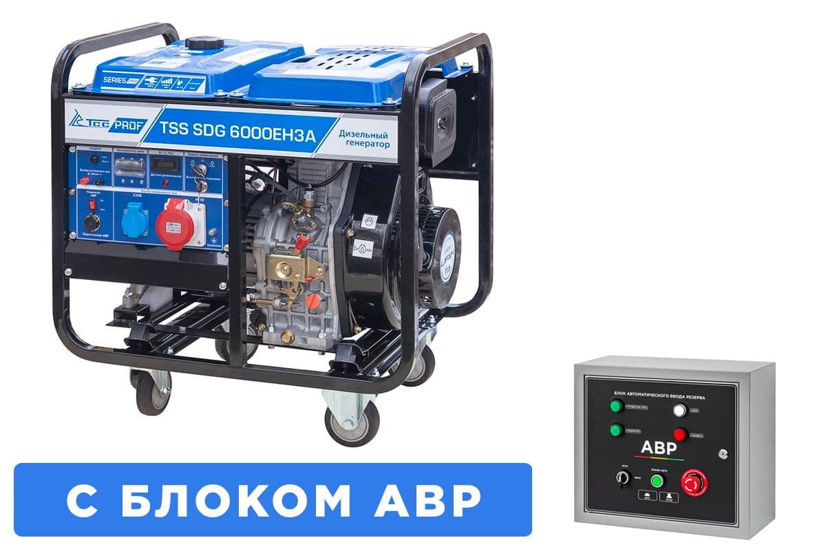 Дизель генератор TSS SDG 6500EH3A с АВР